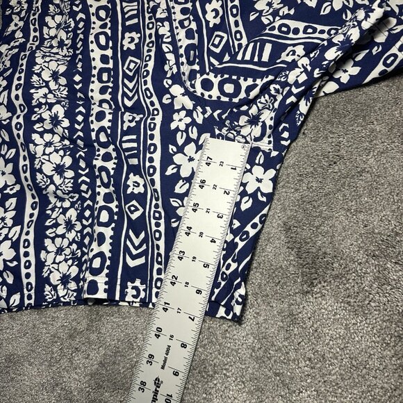 Paul Shark Yachting Nylon Swim Trunks Men L Large Blue Floral Lined Shorts - Picture 13 of 15